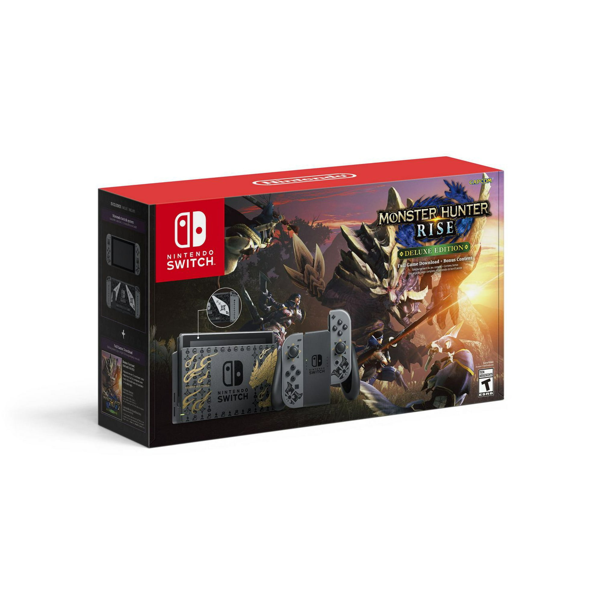 Nintendo Switch™ MONSTER HUNTER RISE Deluxe Edition system