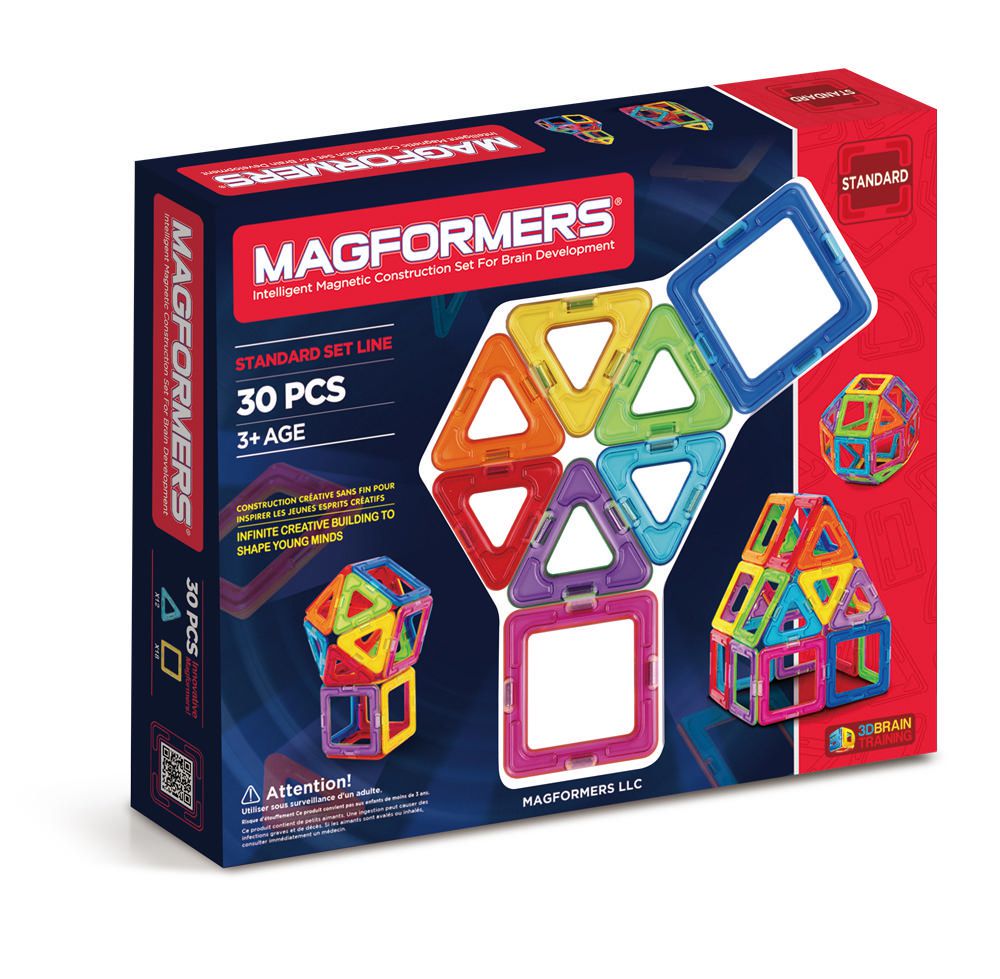 55Pcs/Set 3D Educational Magnetic Blocks Building Kid Toy Magformer Construction 
