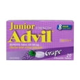 thumbnail image 1 of Comprimés À Croquer Advil Junior - Raisin (20), 1 of 8