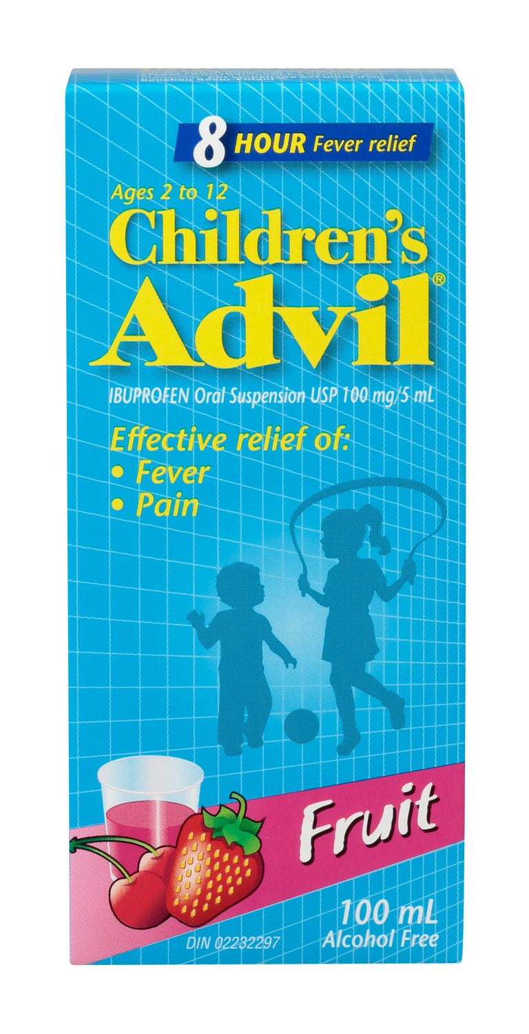 Children's Advil Suspension Fruit 100 ml Walmart Canada