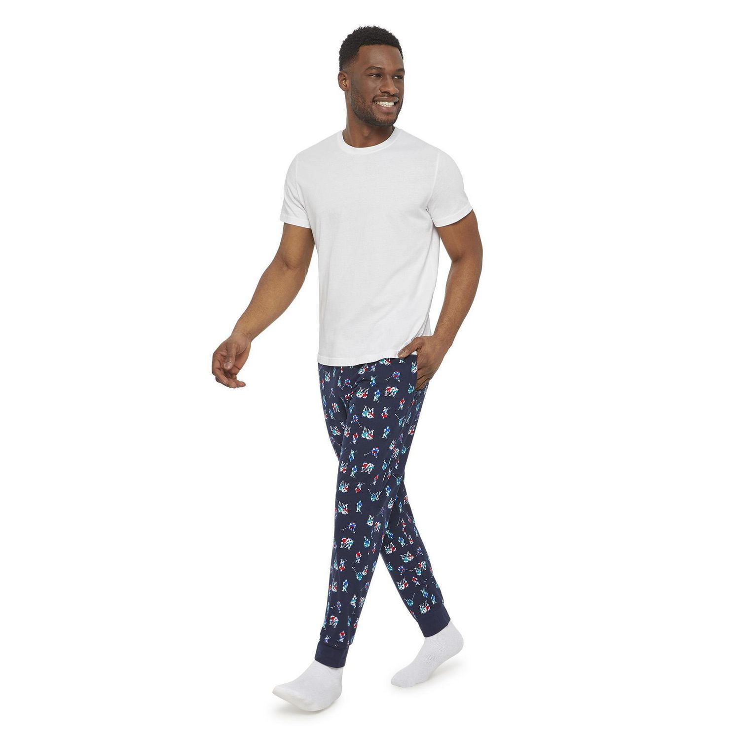 Pantalon à effet peau de pêche George pour hommes