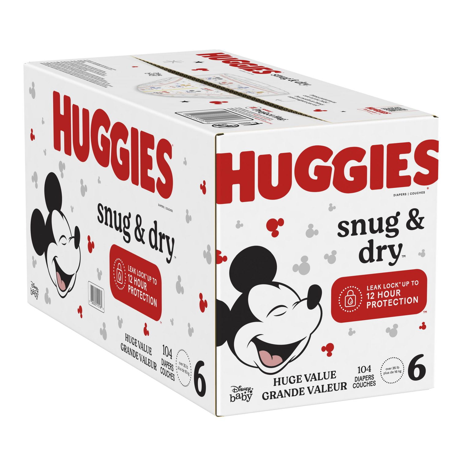 Huggies snug and dry hot sale upc