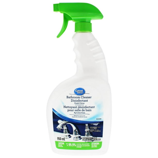 Lysol Spray nettoyant pour salle de bain, mousse pour salle de bain,  fraîcheur d'été, élimine 9,9 % des bactéries, champignons et virus, 950 ml  : : Santé et Soins personnels