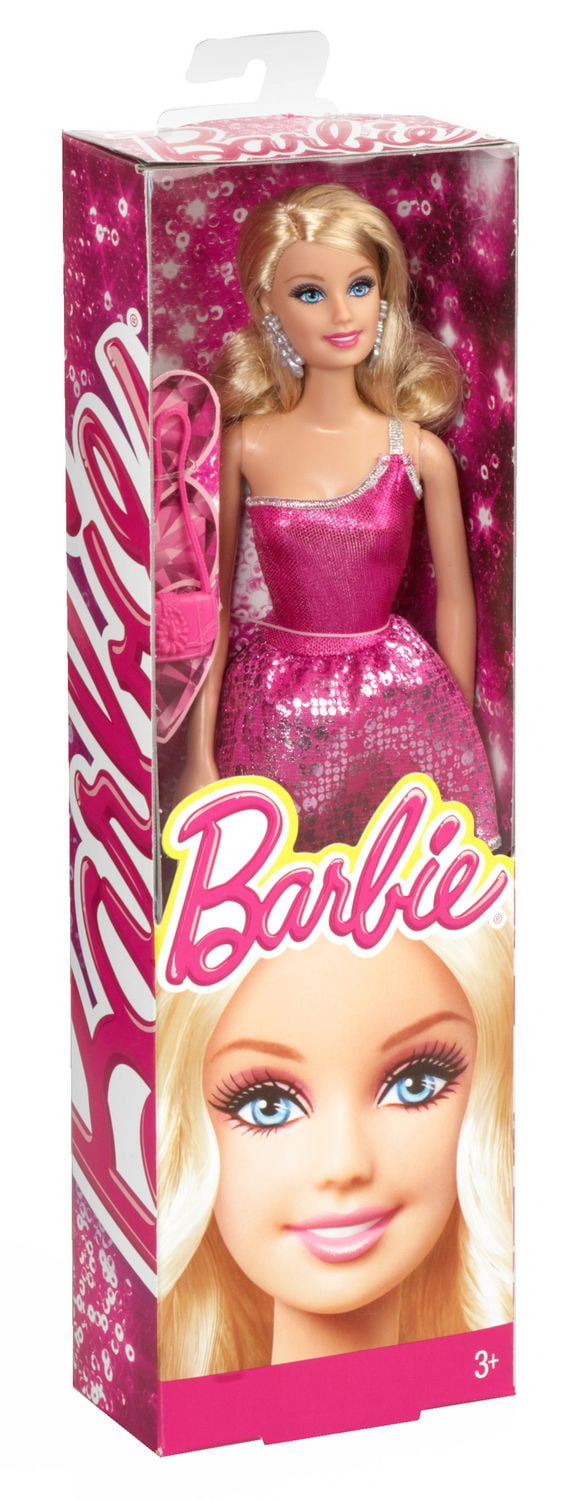 barbie glitz doll pink dress