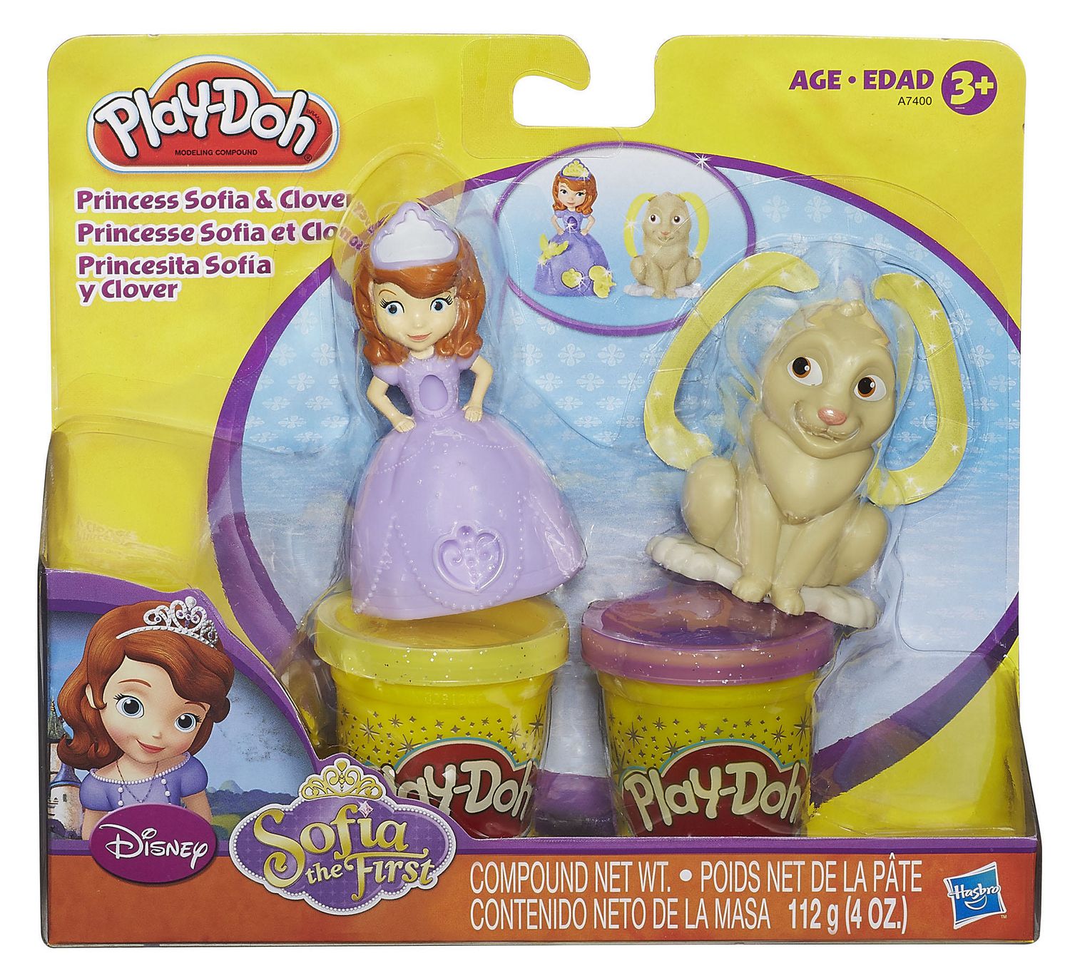 Hasbro A7400 Play-Doh Disney Princess Sofia and Clover Set for sale online 