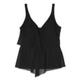 thumbnail image 4 of Krista Women's V Neck Mesh Tiered Ruffle Tankini Swim Top, 4 of 7