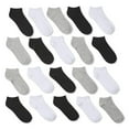 thumbnail image 1 of George Girls' Low-Cut Socks 20-Pack, 1 of 1