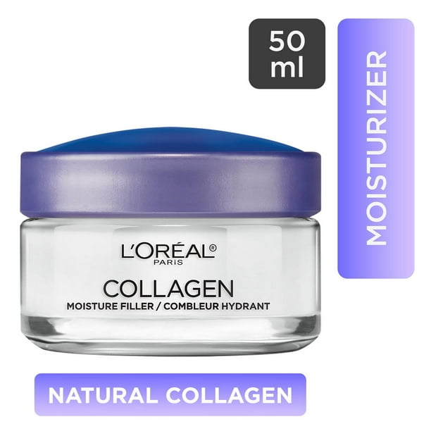 L'Oreal Paris Crème Collagen Combleur Hydratant Jour/Nuit Anti-Âge avec Collagène, 50 ML 50 ml