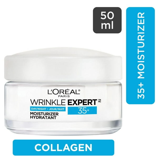 L'Oréal Paris Crème 35 + avec Collagène Jour & Nuit | Wrinkle Expert, 50 mL 50ML