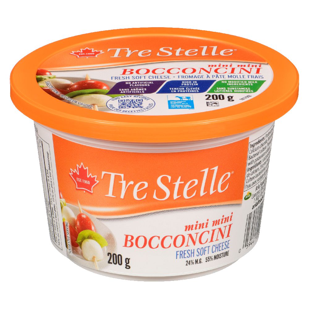 Fromage bocconcini mini mini Tre Stelle 200 g