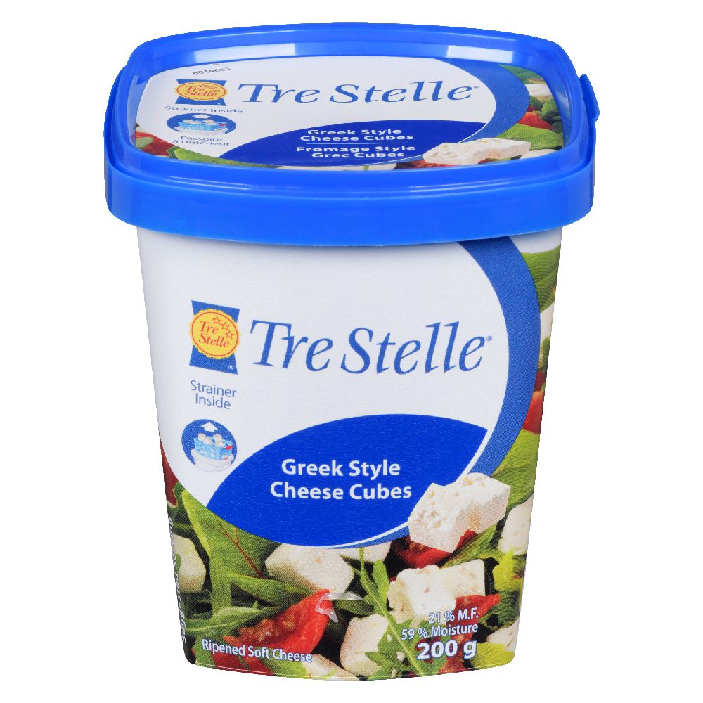 Tre Stelle Greek Style Cheese Cubes 200 g