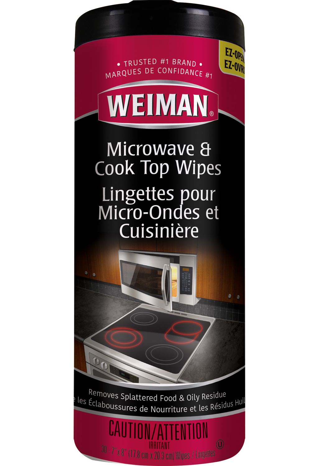 Weiman Cooktop & Microwave Cleaner & Polishing Wipes | Walmart Canada