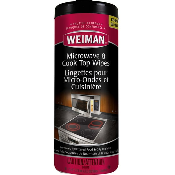 Weiman Cooktop & Microwave Cleaner & Polishing Wipes