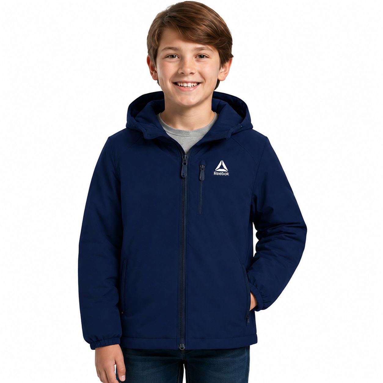 Reebok Boy's Delta Lite Jacket, Sizes XS(4/5)-XL(14/16)