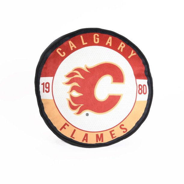 NHL Calgary Flames Puck Pillow Walmart.ca