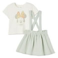 thumbnail image 1 of Ensemble 2 pièces avec robe-tablier Minnie Mouse Disney pour bébés filles, 1 of 1