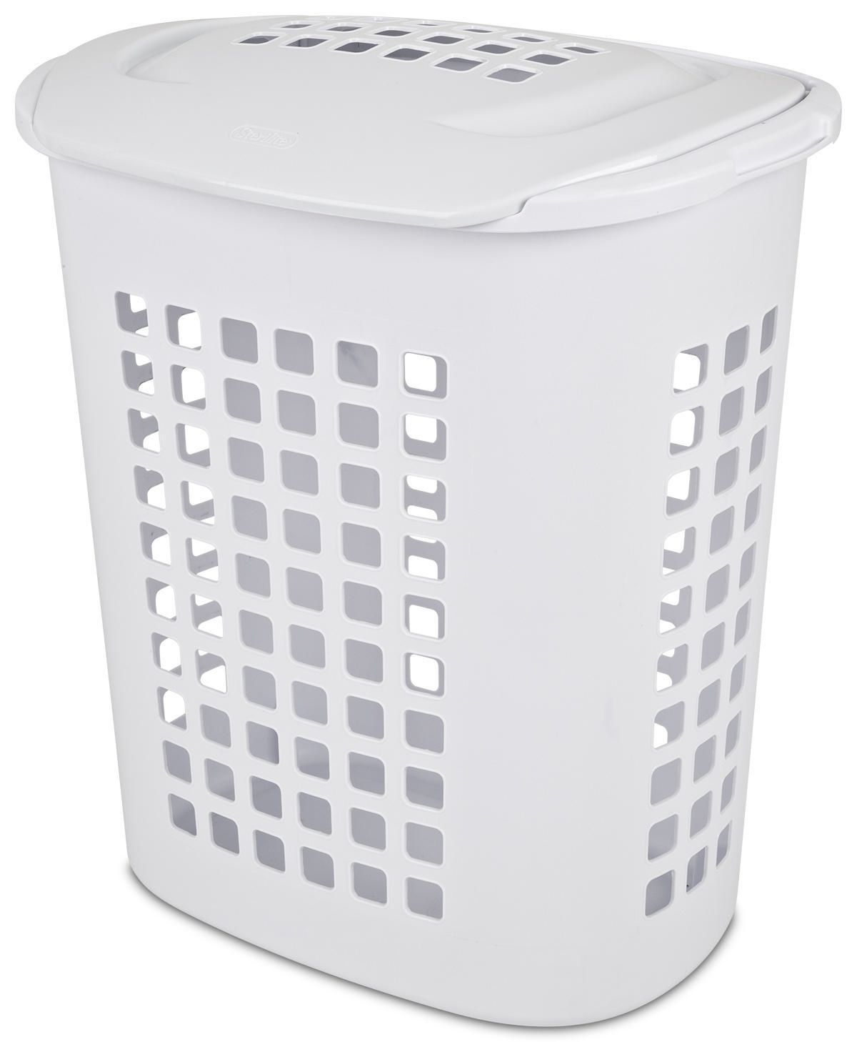 Sterilite 81 Liter LiftTop White Laundry Hamper Walmart