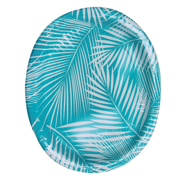 Leaves Oval Paper Plates, 8CT Walmart.ca