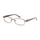 Monture de lunettes 801V de Debra Valencia pour femmes en brun – image 1 sur 1