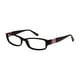 Monture de lunettes 803V de Debra Valencia pour femmes en noir – image 1 sur 1