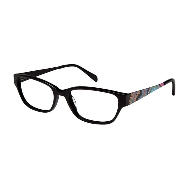 Monture de lunettes 805V de Debra Valencia pour femmes en noir