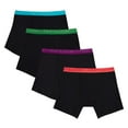 thumbnail image 1 of Men's ENERGIZE Boxer Brief, Black 4pk, 1 of 4