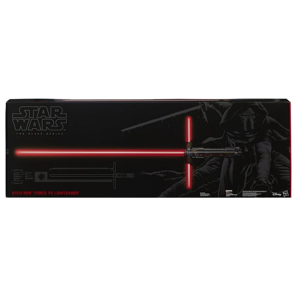 Star Wars La série noire Sabre laser Force FX de luxe de Kylo Ren
