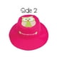 FlapJackKids - Chapeau de soleil réversible pour bébés, enfants et petites - Paon et hibou - UPF 50+ – image 3 sur 3