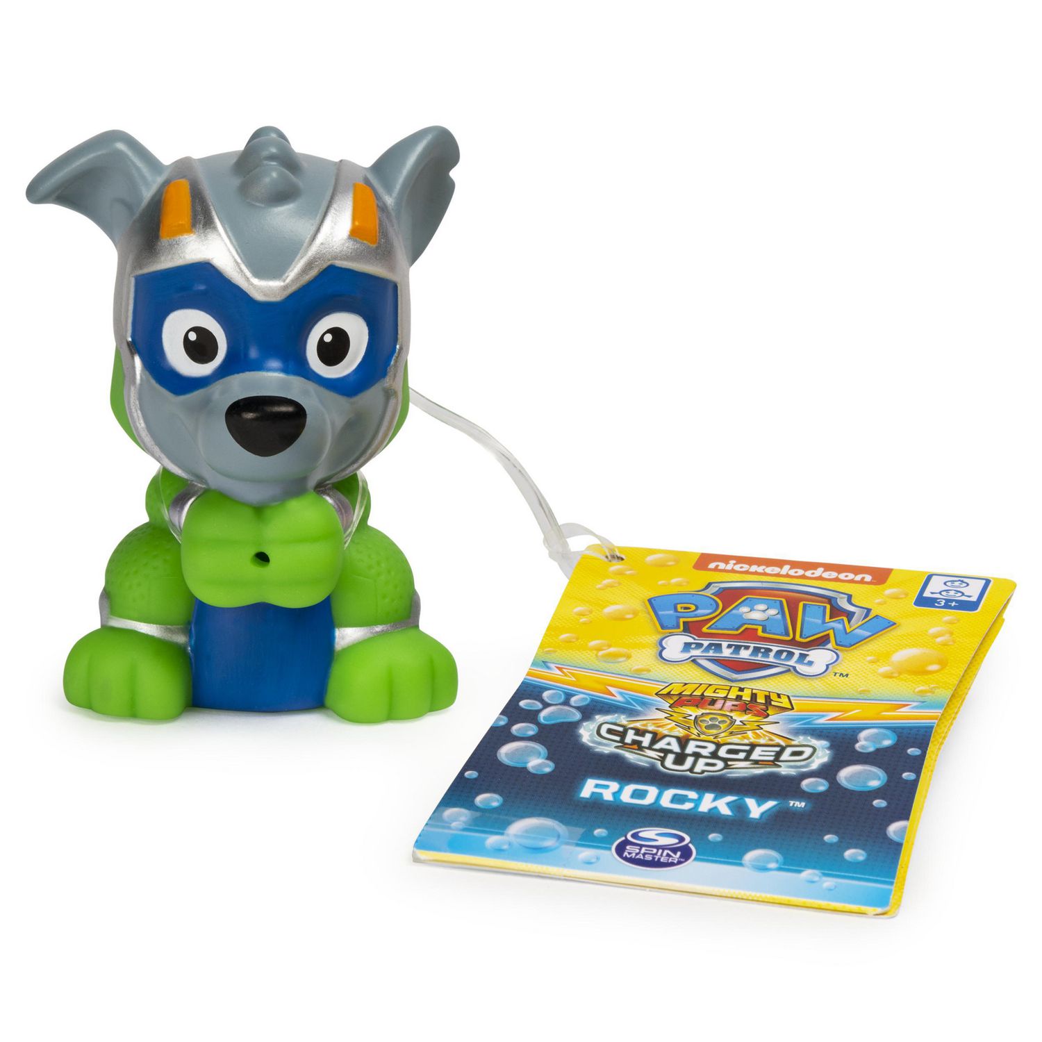 Paw Patrol Mighty Pups Charged Up Rocky Bath Squirter Walmart Canada 