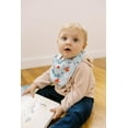 thumbnail image 3 of Dr. Brown’s® Bandana Bibs with Removable Teether, Sea Creatures and Blue Waves, 3 of 7