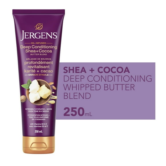 Jergens Deep Conditioning Shea + Cocoa Butter Blend, Shea + Cocoa | 250 mL
