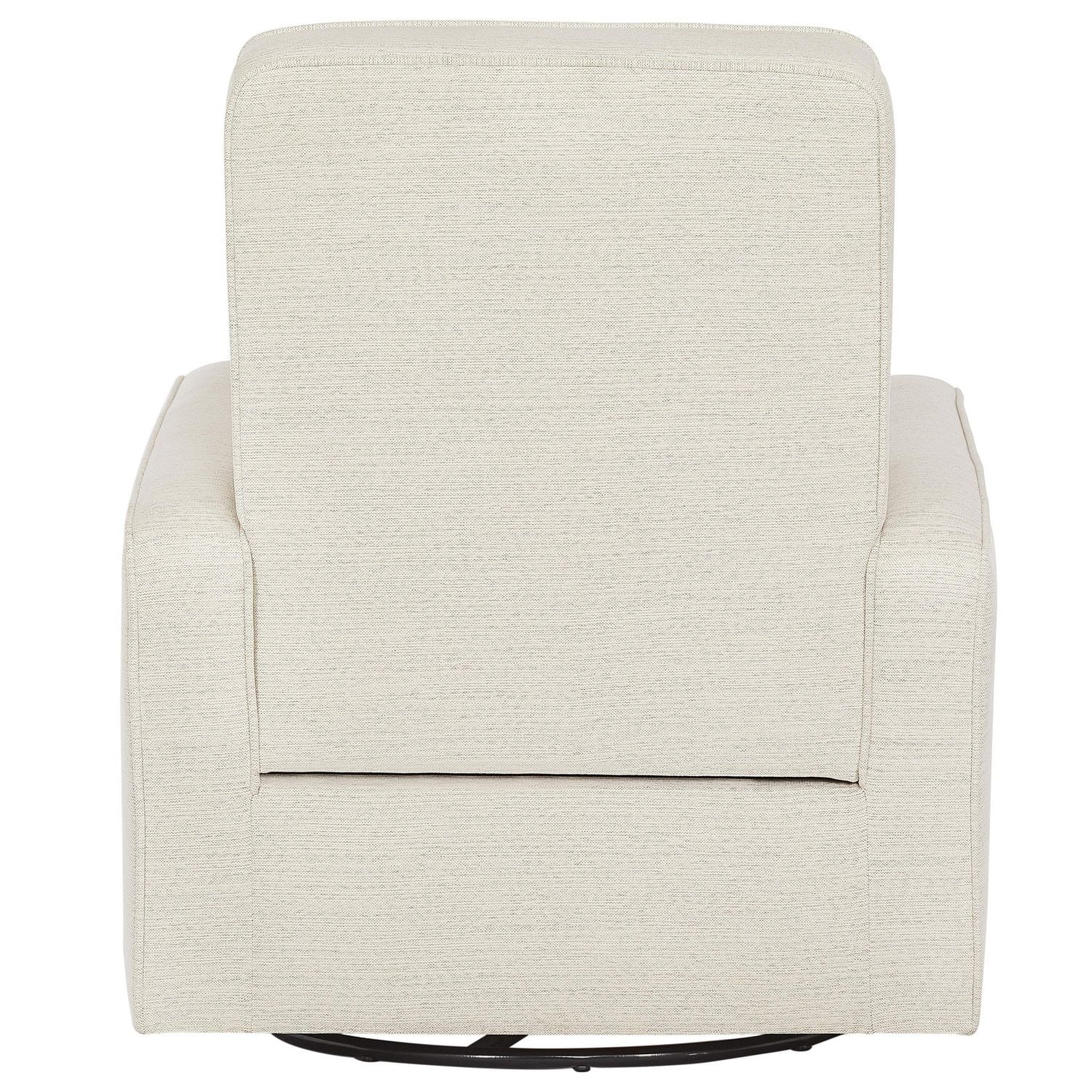 Upholstered best sale swivel glider