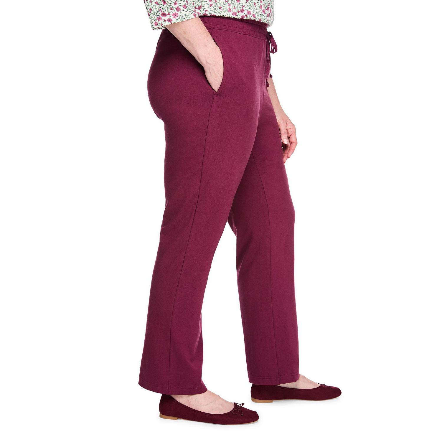 Pantalon à enfiler en tricot Karen Scott Plus pour femmes