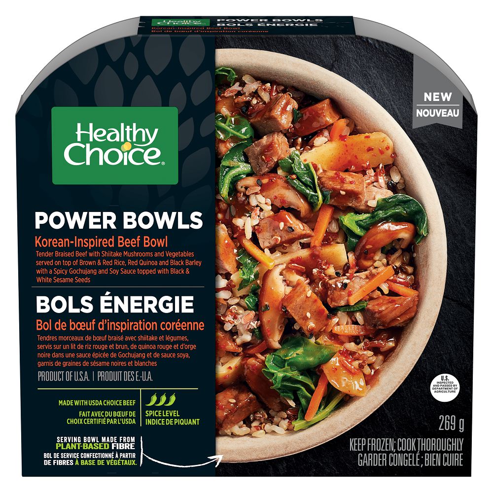 Healthy Choice Gourmet Steamers Healthy Choice Power Bowls Korean