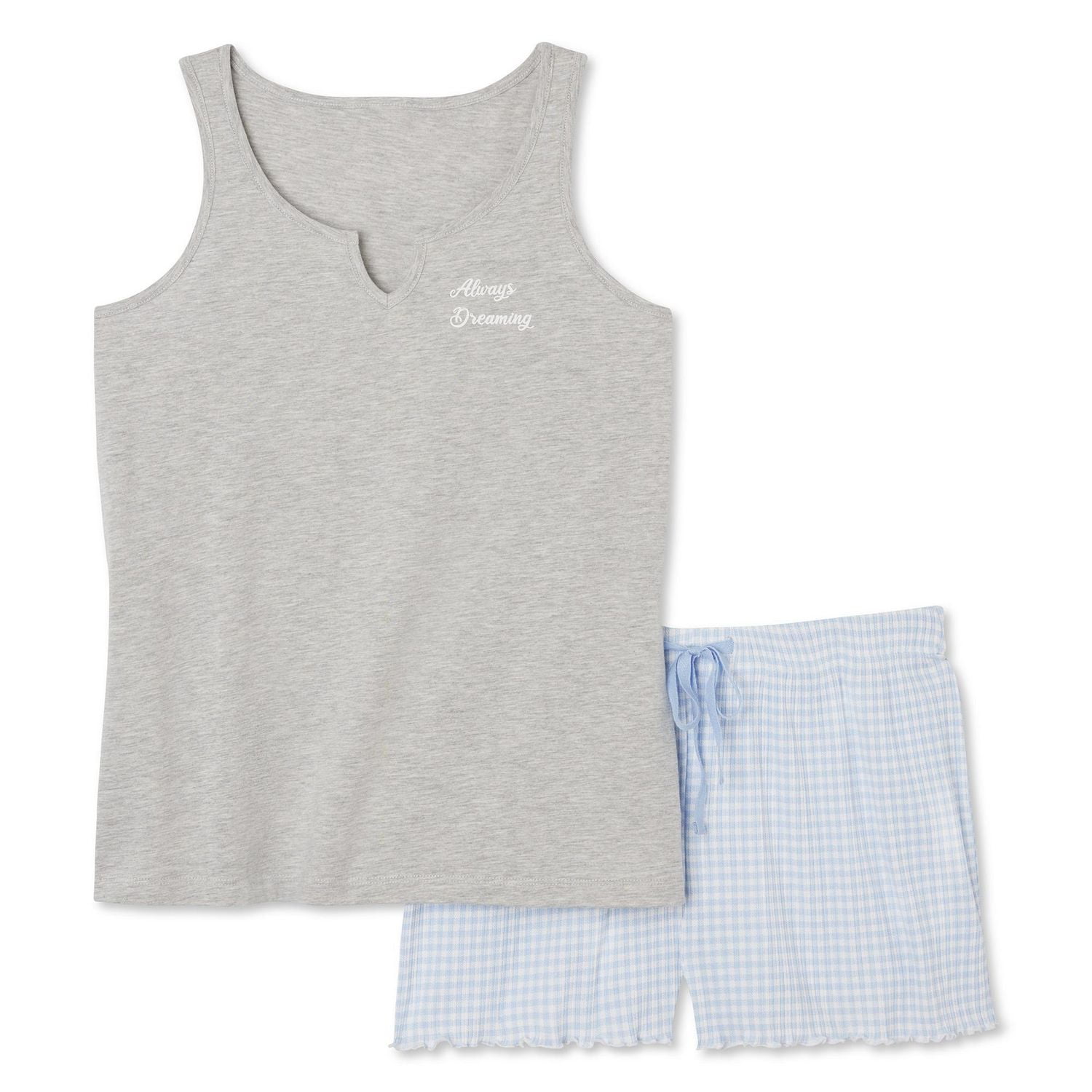 George Women's Tank and Rib Short 2-Piece Set