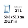 thumbnail image 2 of Great Value Ty-Up Flaps® Small Clear Recycling Bags, 2 of 2