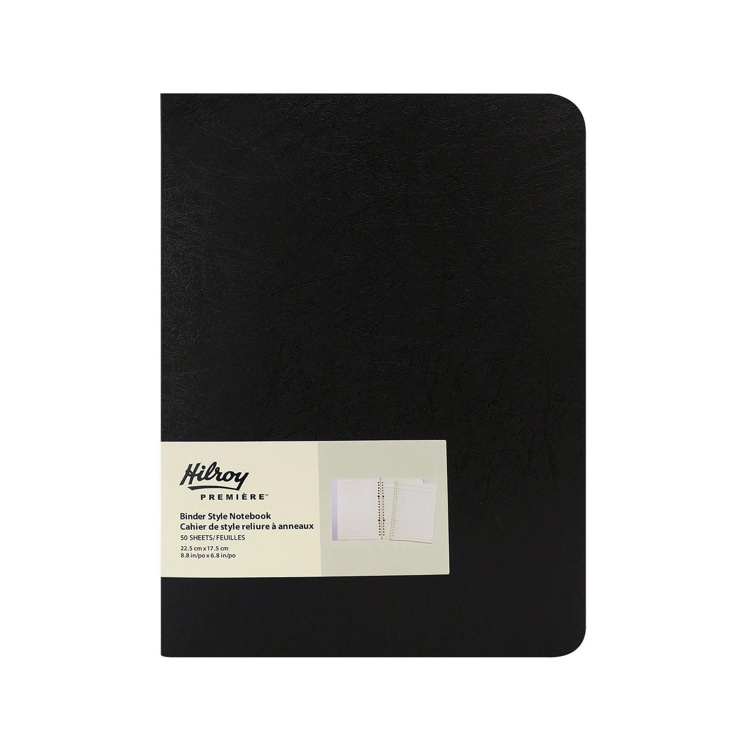 Hilroy Premiere Binder Notebook Black Small Walmart Canada