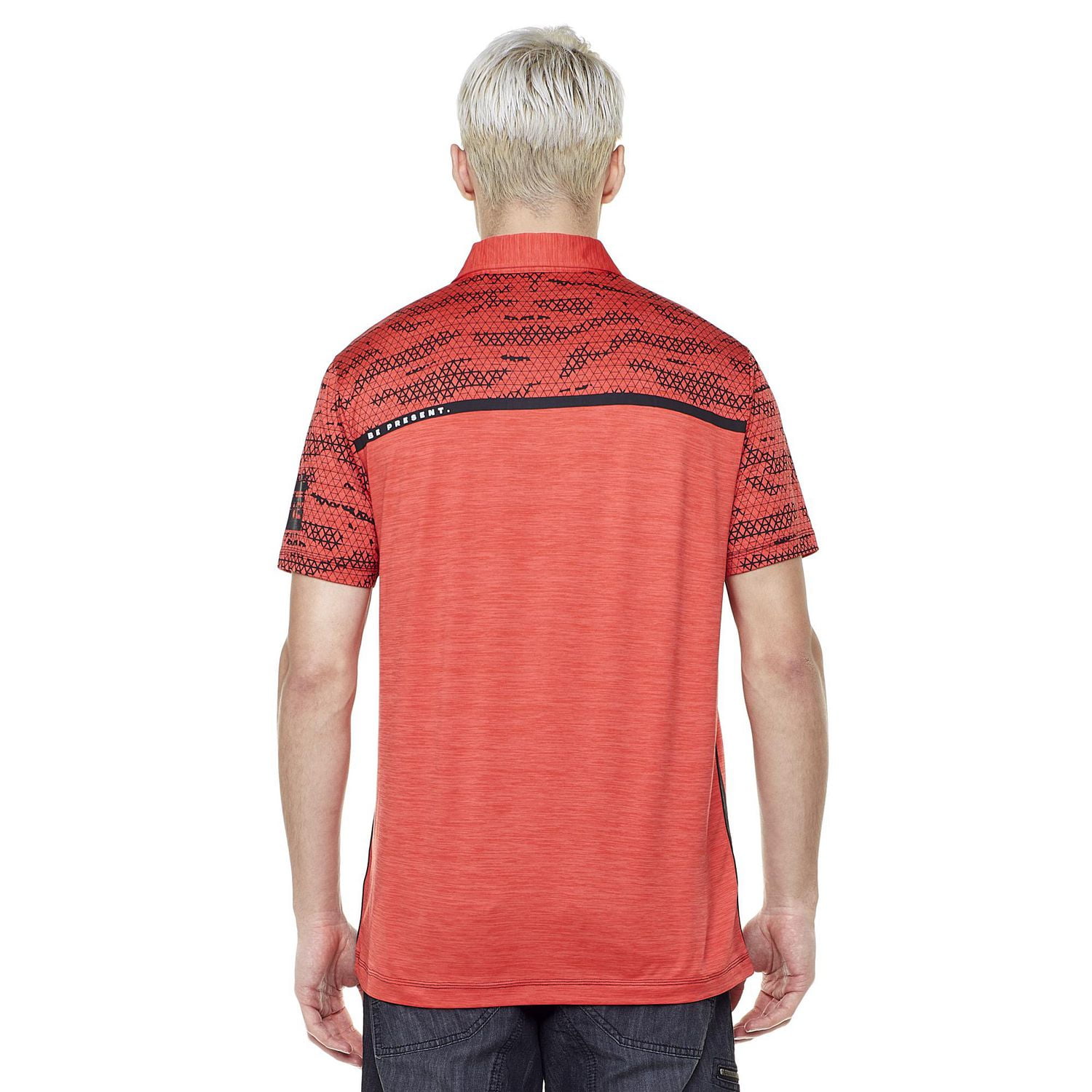 Polo manches courtes avec poche pour homme Dark Black