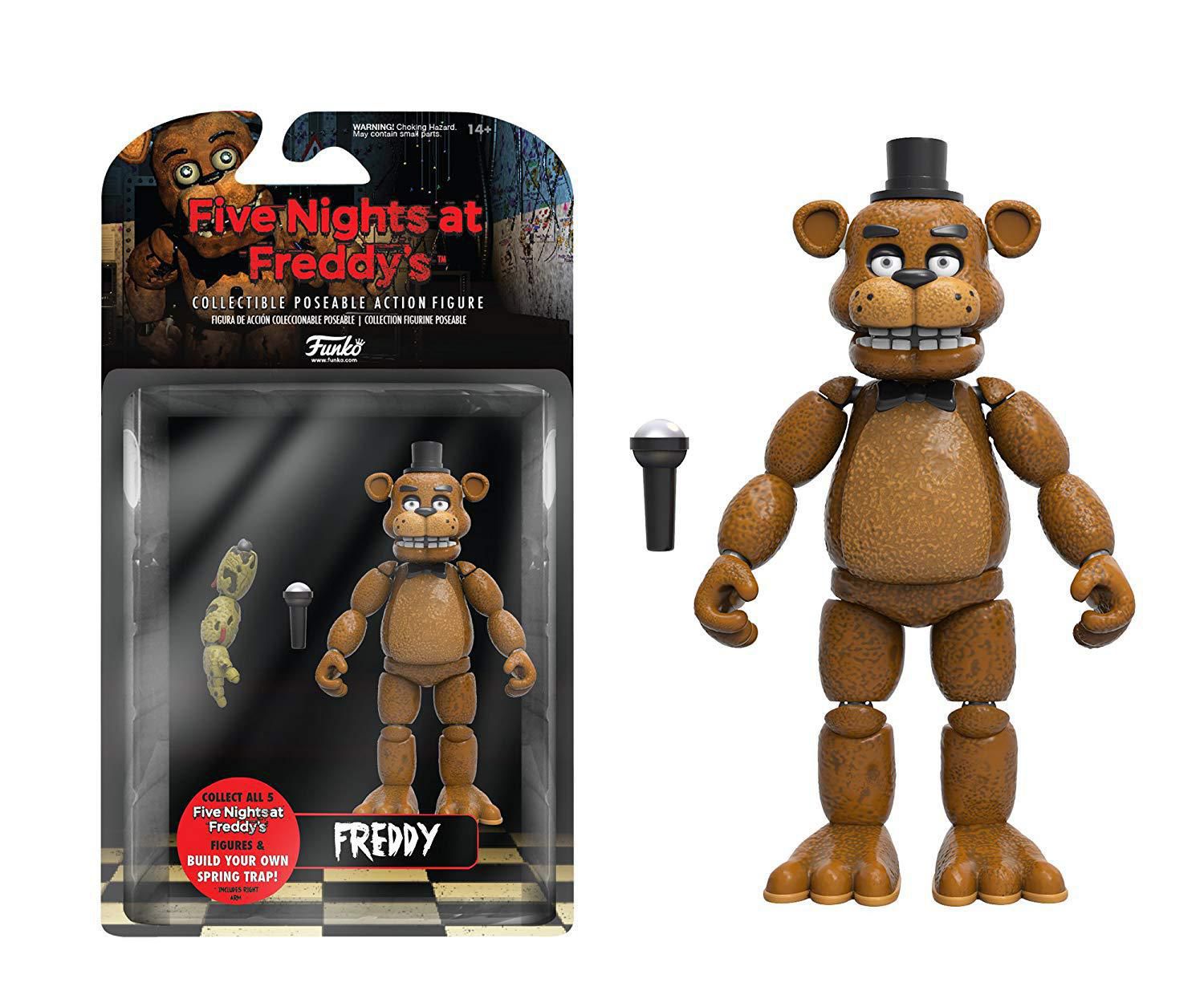Five Night at Freddy Nightmare 5/" Set of 6 Action Figures Gift Collectible YR