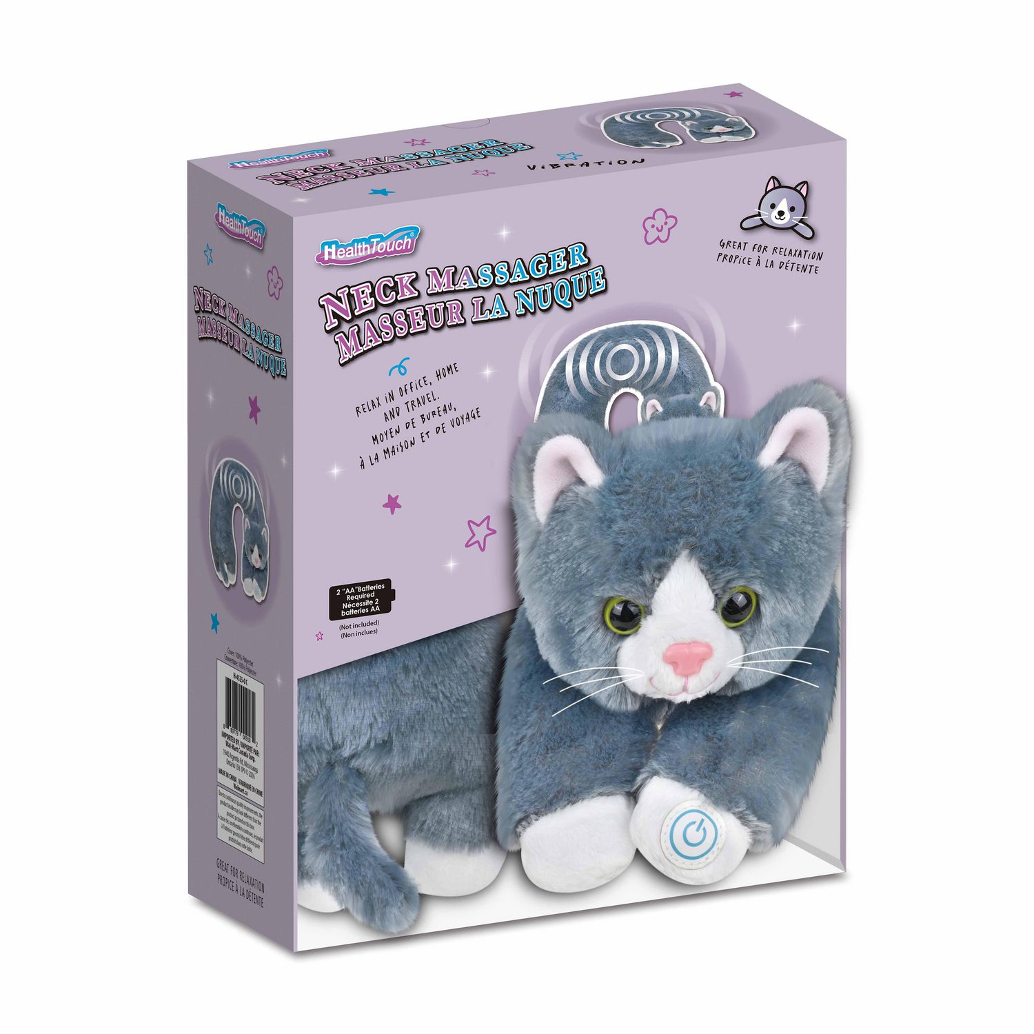 thumbnail image 5 of Health Touch Cat-Shaped Neck Massager, 5 of 5