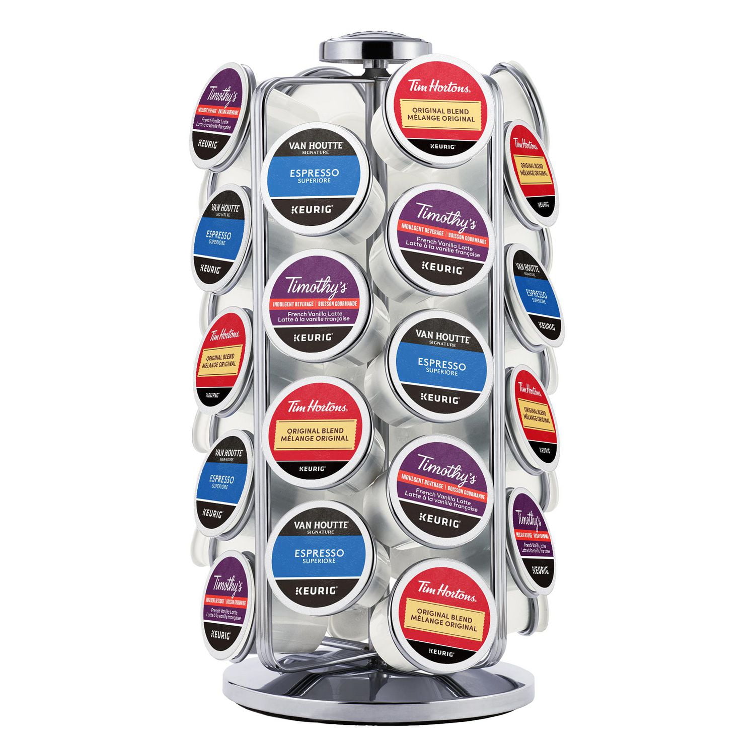 Keurig K Cup Pod Carousel Can hold 36 K Cup pods Walmart