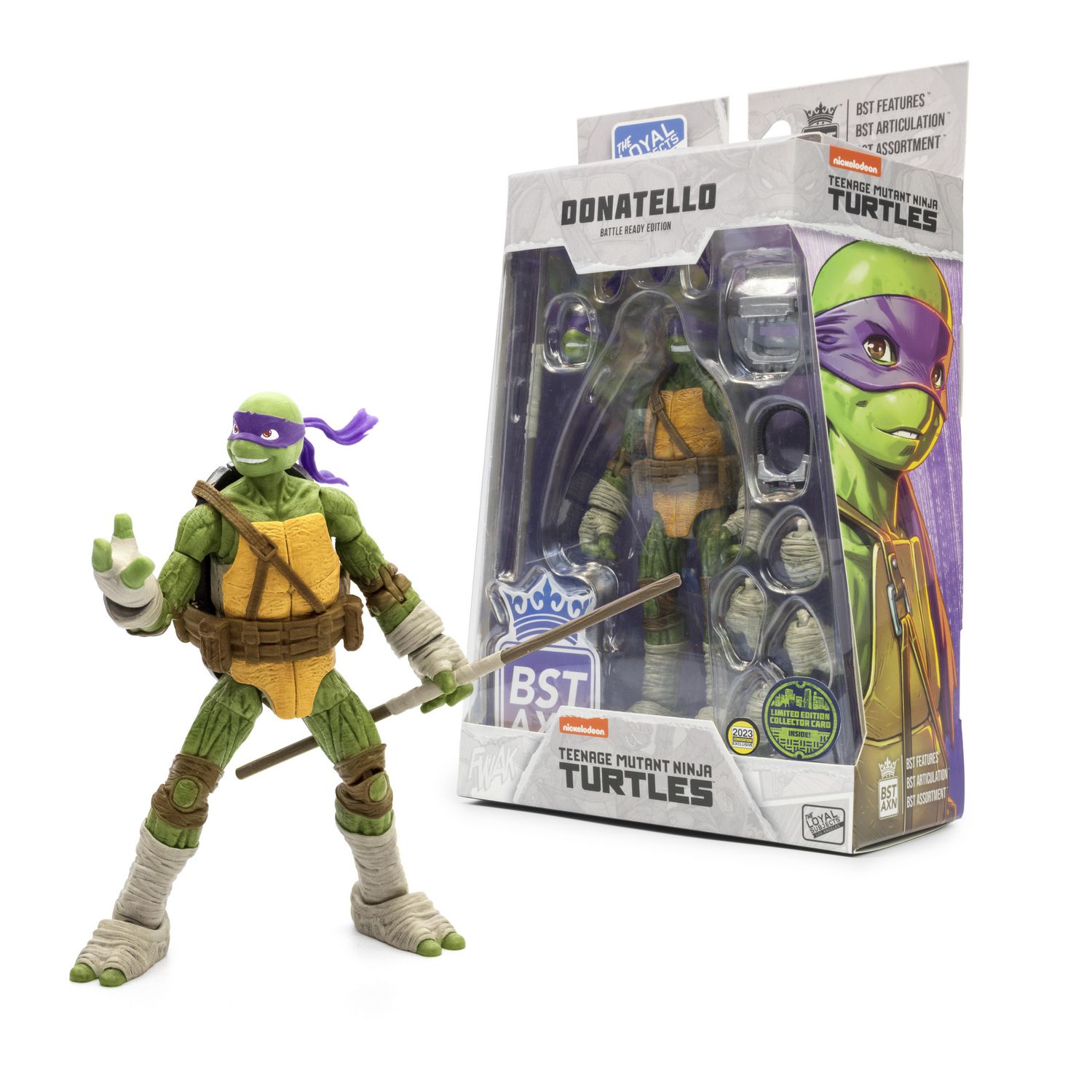 Donatello figurine Tortues Ninja BST AXN The Loyal Subjects 13 cm