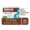 thumbnail image 1 of Benylin Extra Strength All-In-One Cold & Flu Daytime Caplets, 24 Count, 1 of 4