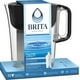 Grand pichet de filtration d’eau Brita d’une capacité de 10 tasses avec 1 filtre standard, sans BPA, modèle Huron blanc Pichet huron exempt de BPA – image 1 sur 8
