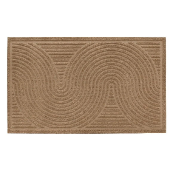 Tapis de sol en relief Seeley kaki de 18 po x 30 po