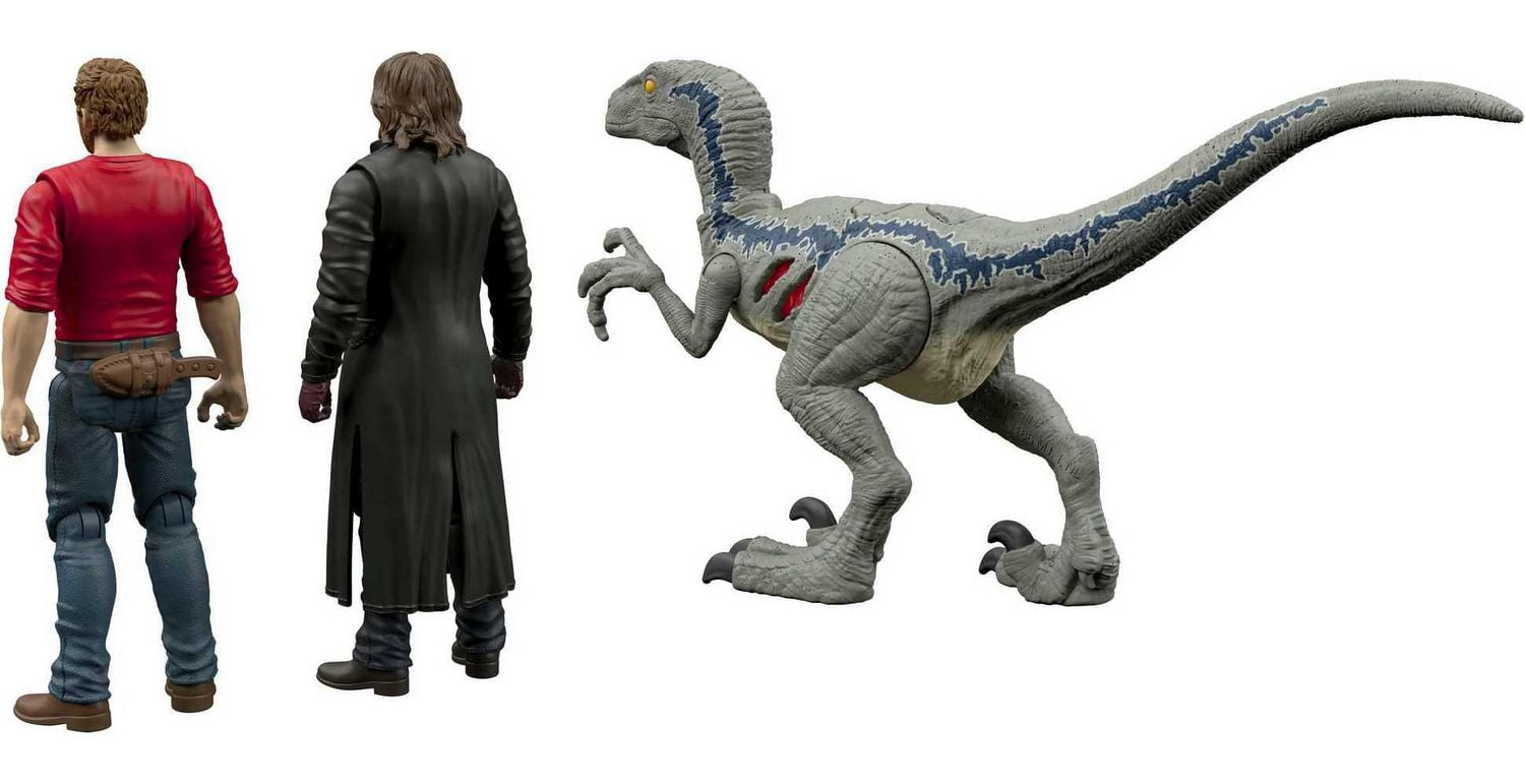 Jurassic World: Dominion Extreme Damage Owen & Velociraptor Blue