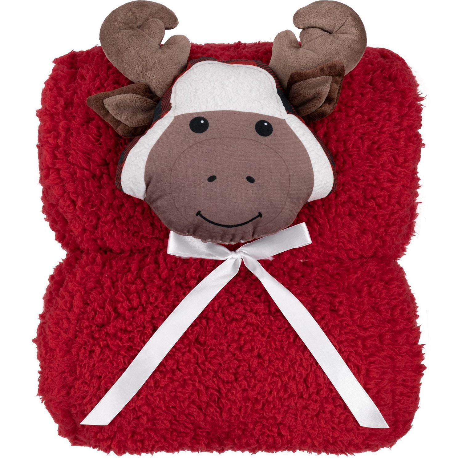 Safdie & Co. Plush Kids Blanket Moose | Walmart Canada