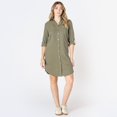 thumbnail image 2 of Devoted casual collared midi dress, 2 of 6