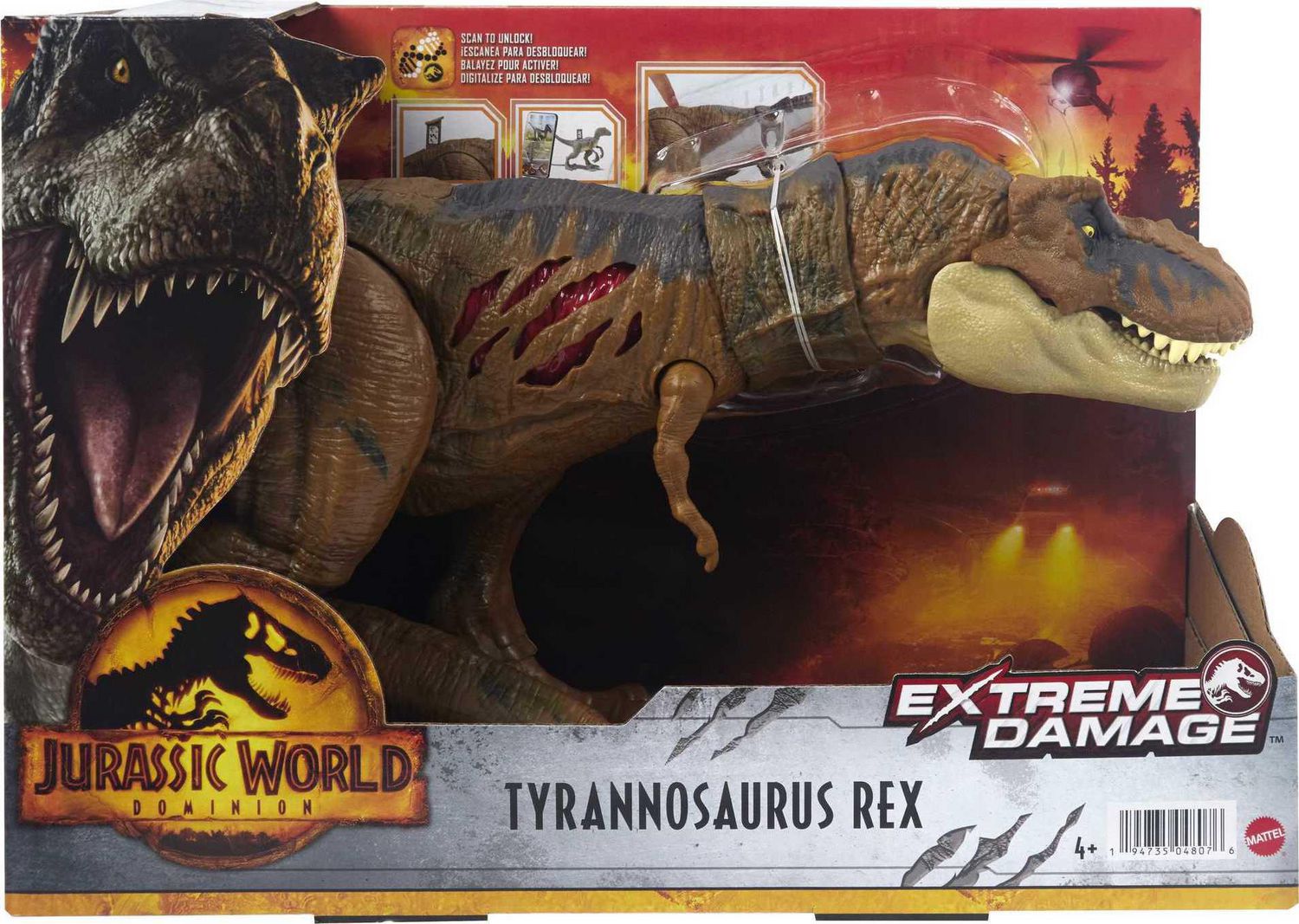 Jurassic World: Dominion Extreme Damage Tyrannosaurus Rex Dinosaur