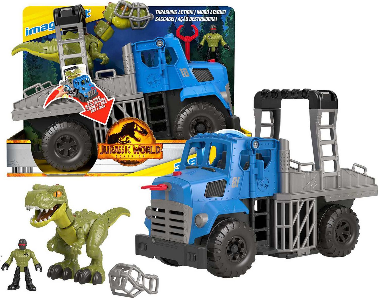 Dinosaure camion amovible dinosaure jouet voiture pour Dinotrux